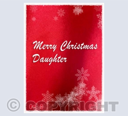 Merry Christmas Daughter