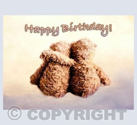 Bears Comfort Happy Birthday