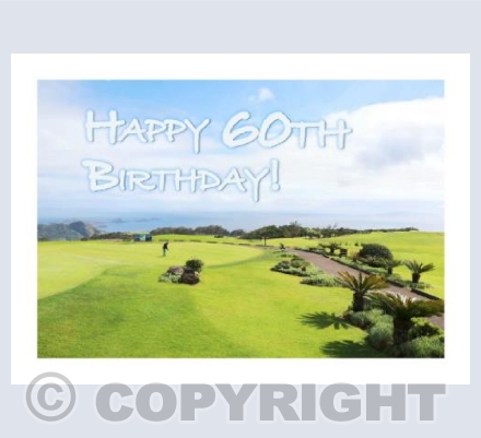 Playing Golf Birthday 60th