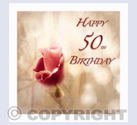 Californian Poppy Birthday 50