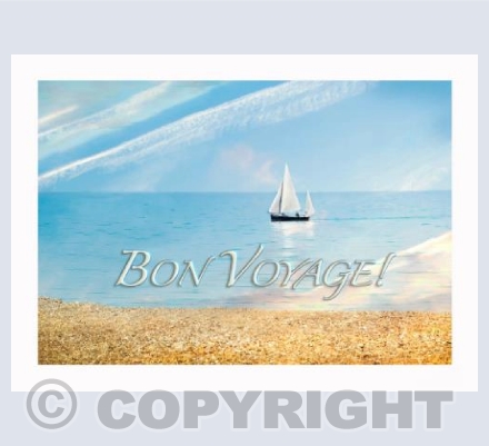 Pleasant Isolation Bon Voyage Card
