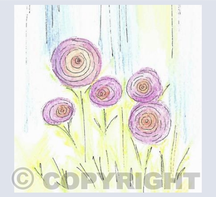 Abstract Roses