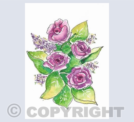 Purple Roses