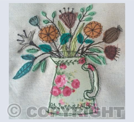 Flowers in a jug