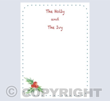 Holly and Ivy Christmas