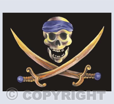 Bule Jolly Rodger 