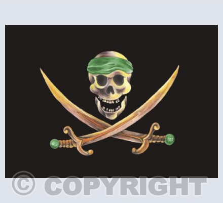 Green Jolly Rodger 