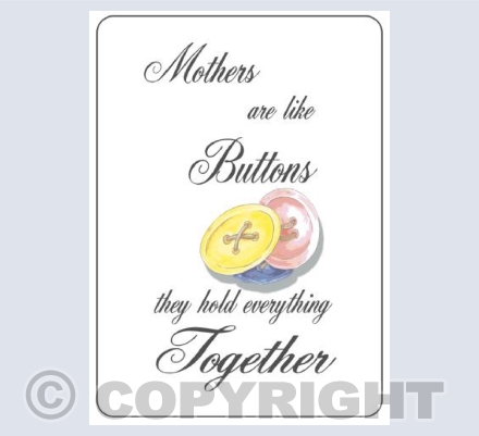 Mothers and buttons 