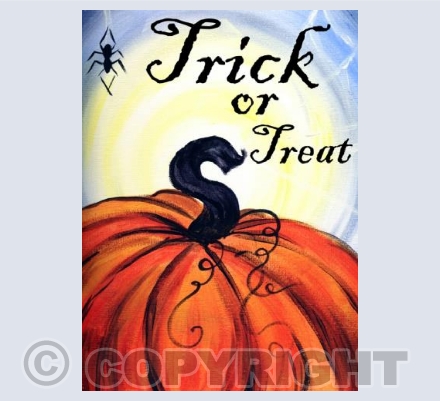 T or T halloween orange pumpkin 