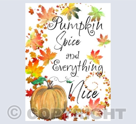 HALW009 PUMPKIN AND SPICE WHITE 