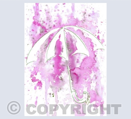 EVDAY05 PINK UMBRELLA 