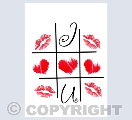 Hearts and kisses  VAL004