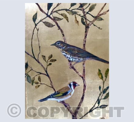 Goldfinch and Thrush