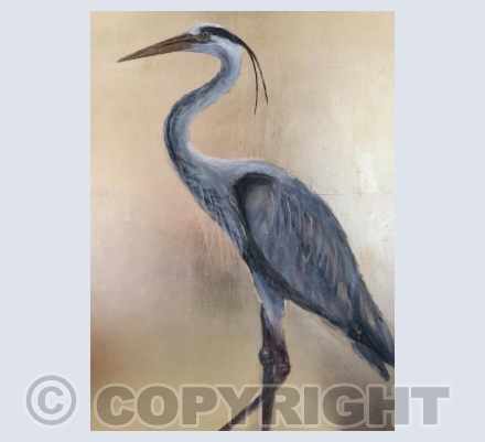Heron (‘gold leaf)