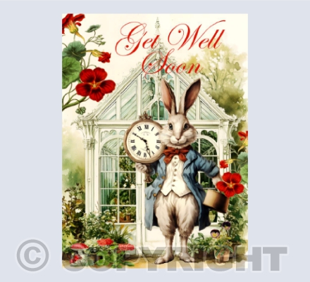 White Rabbit Get Well Soon