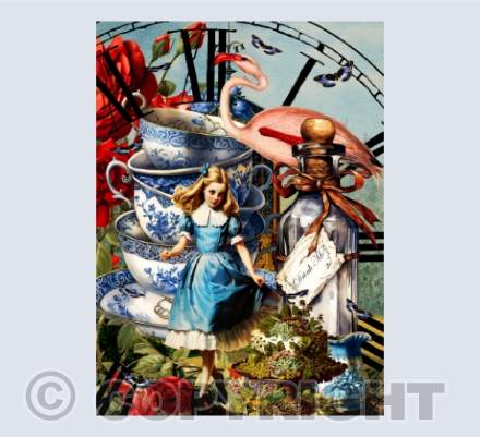 Alice And The 'Drink Me' Bottle