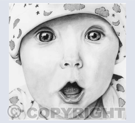 Surprised baby