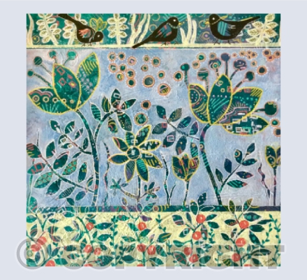 Birds, Flowers and Berries