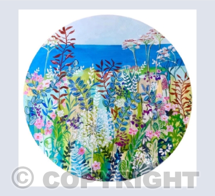 Flowers by the Sea