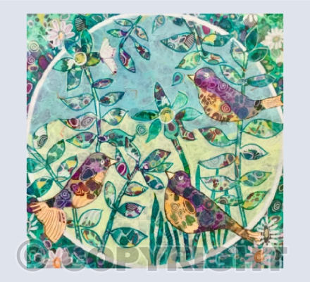 Birds in a circle