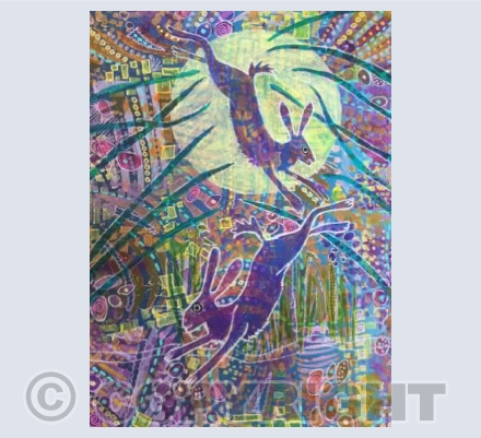 Dancing Hares