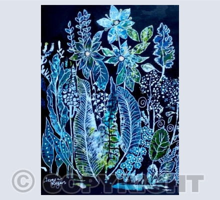 Blue Floral