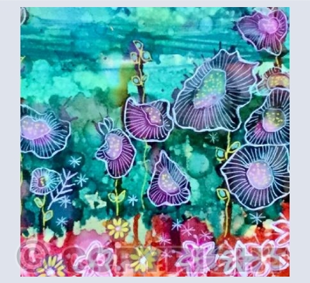 Inky Flowers