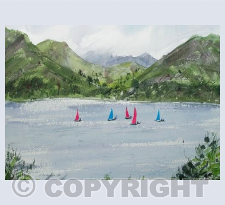 Boats on Derwentwater