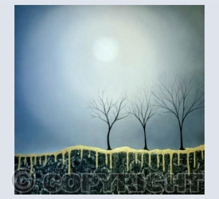Moonlit Beeches