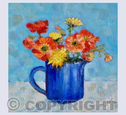 Little blue jug