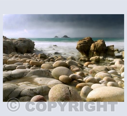 Between the showers