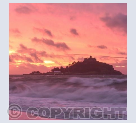 Fiery St Michael's sunrise