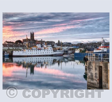 Penzance Harbour sunset