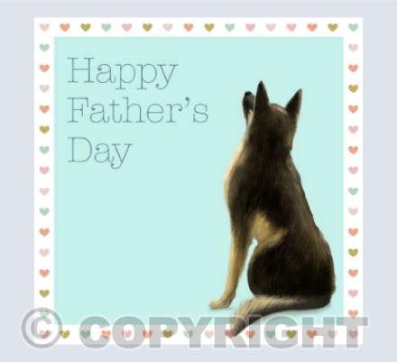 Father's Day German Shepherd