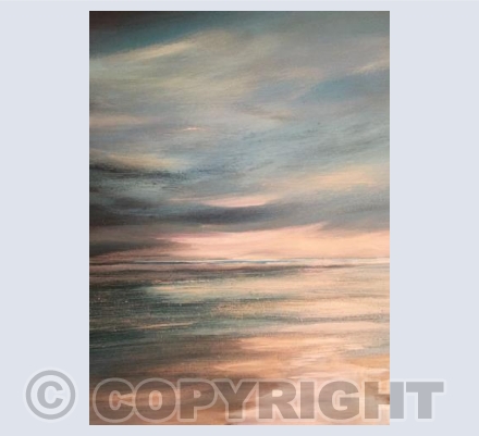 Sunrise over a Devon Beach