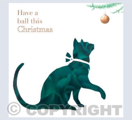 Cat and Bauble 5