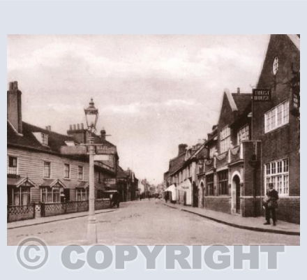 East end of Sun Street c1921