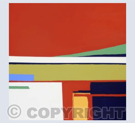 Abstract Cornish Coastline