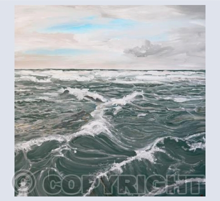 Choppy Sea at Chapel Porth