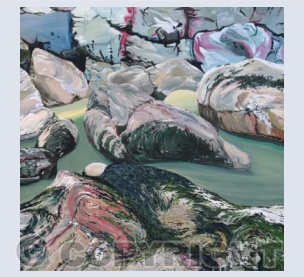 Rock Pool at Chapel Porth (square)