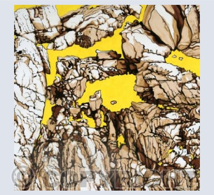 Chypraze Cliffs in Brown and Yellow