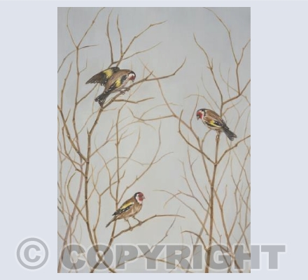 Goldfinch Charm