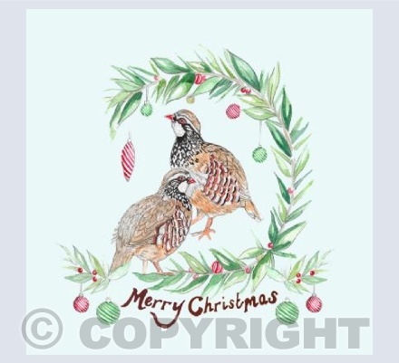 Xmas Partridges Mint