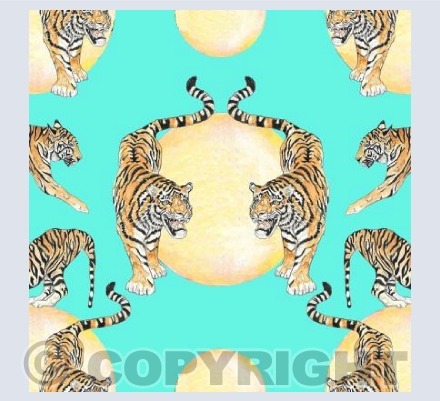 Tiger Dance Aqua