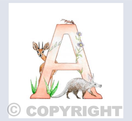 'A' letter Illustration