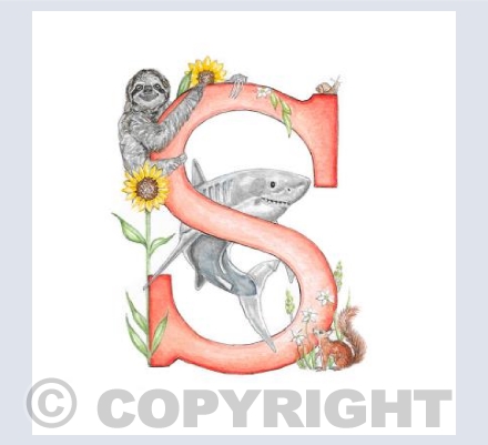 'S' letter