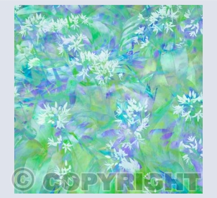 Wild Garlic Abstract