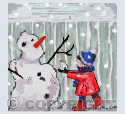 A Real Snowman