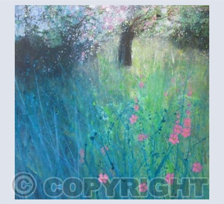 Pink Blossom, Birds Singing