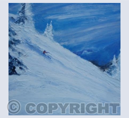 Downhill Racer in Red